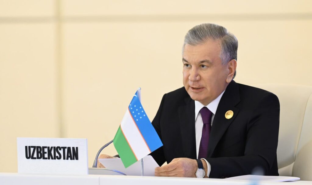 Shavkat Mirziyoyev, the current Uzbek President