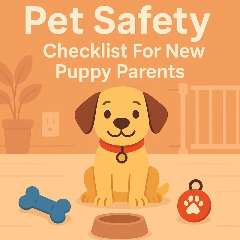Pet Safety Checklist For New Puppy Parents