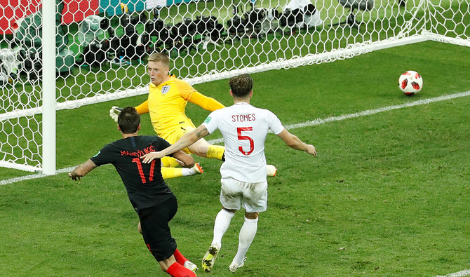England World Cup Final Starts Croatia